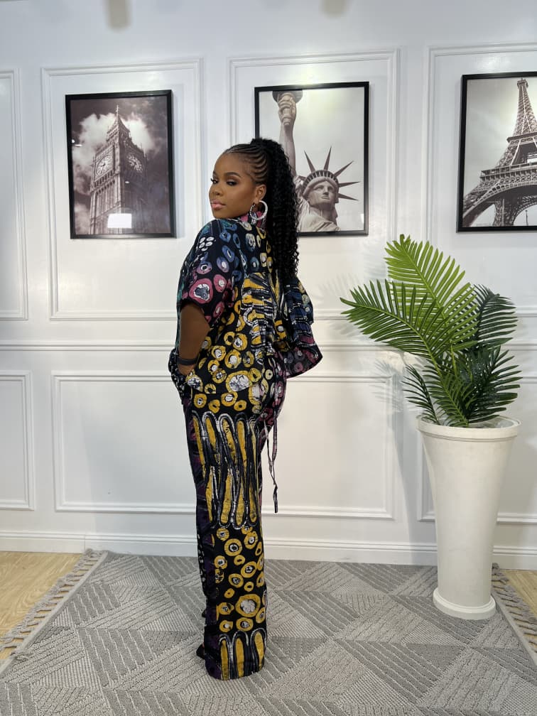 Tayomi Pant Set (Multicolour)