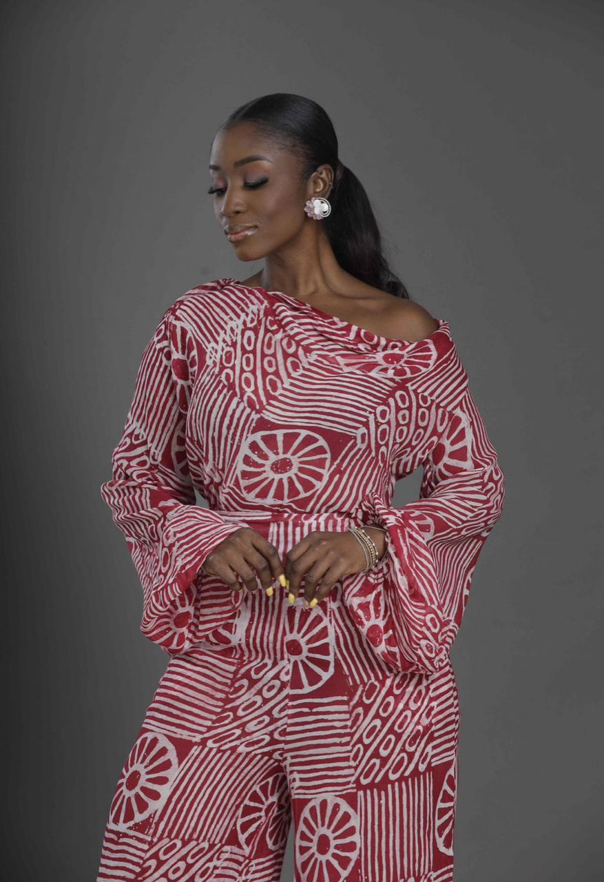 Farah Pant set (Pink)