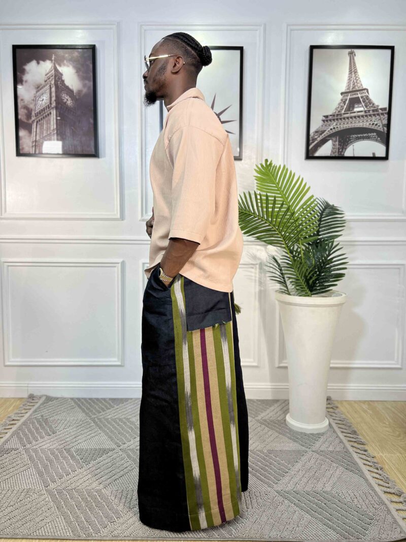 ARIYE ASOOKE DENIM PANTS BLUE and GREEN